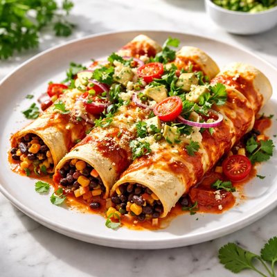Montezumas vegetarian enchiladas