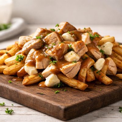 Montreal turkey poutine