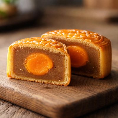 Mooncake half