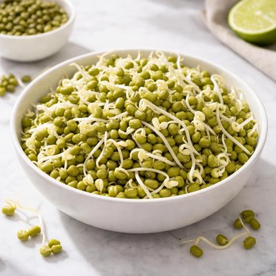 Brotes de soja mungo