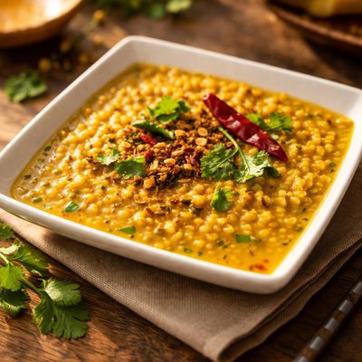 Moong dal cooked