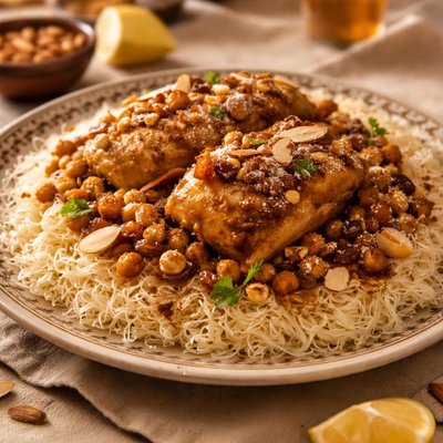 Poulet Seffa Marocain