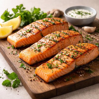 Morrisons grilled salmon