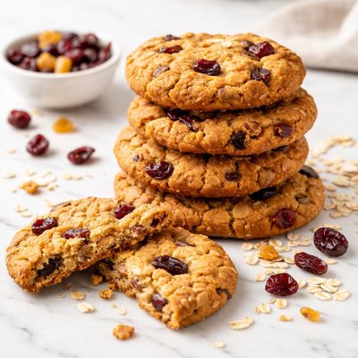 Morrisons oat and fruit cookies