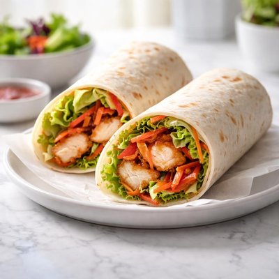 Morrisons sweet chilli chicken wrap