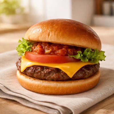 Mos burger cheeseburger