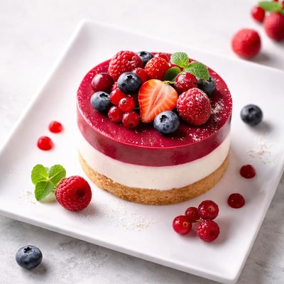 Mousse fruits rouges