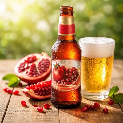 石榴口味无酒精麦芽饮料