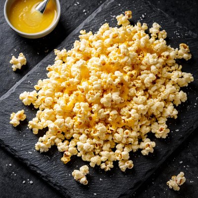 Movie popcorn with butter