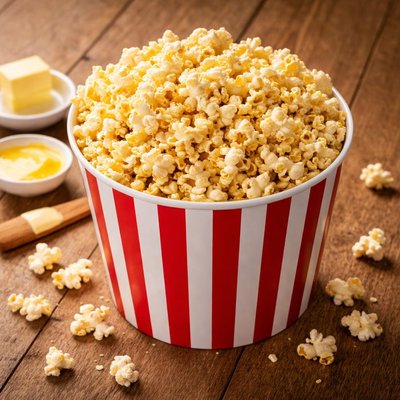 Movie theater buttery popcorn