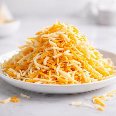 马苏里拉和切达起司丝