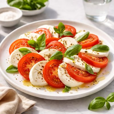 Mozzarella and tomato salad