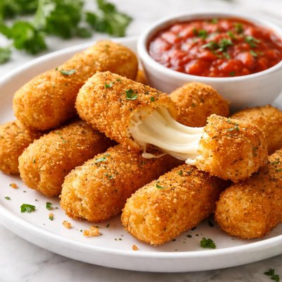 Mozzarella cheese sticks
