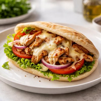 Mozzarella chicken doner
