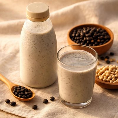 Mr bean black soy milk