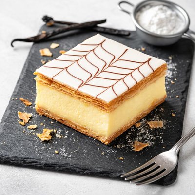 Muffin break vanilla slice