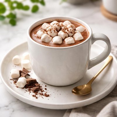 Mug of hot chocolate
