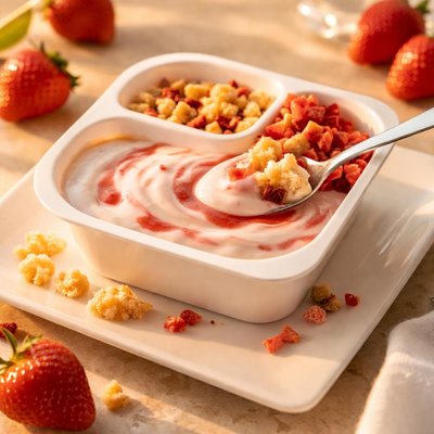 Muller corner strawberry shortcake