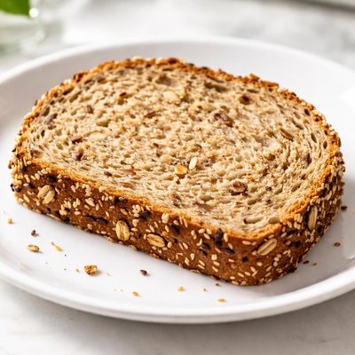 Multigrain bread slice