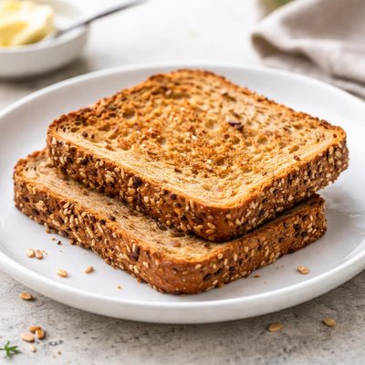 Multigrain bread toast
