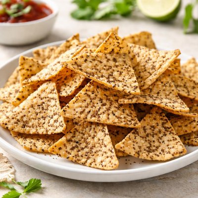 Multigrain tortilla chips