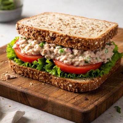 Multigrain tuna sandwich