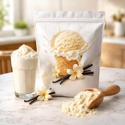 Muscle nation vanilla ice cream protein