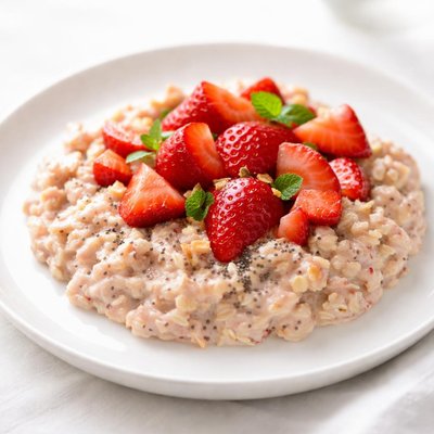 Mush oats strawberry
