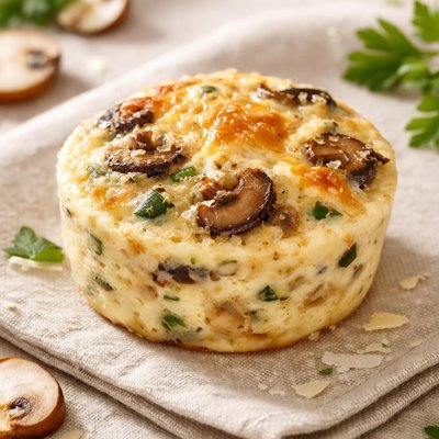 Mushroom and asiago egg bite