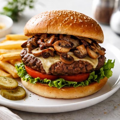 Mushroom burger