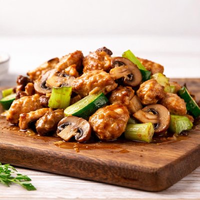 Mushroom chicken panda express