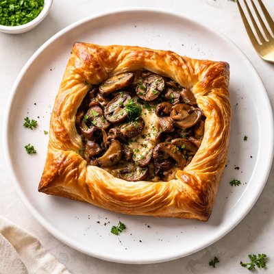 Mushroom danish