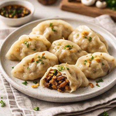 Mushroom dumplings