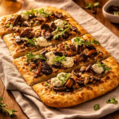 Mushroom flatbread