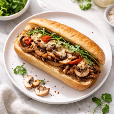 Mushroom hoagie