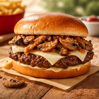 Mushroom melt from wendys