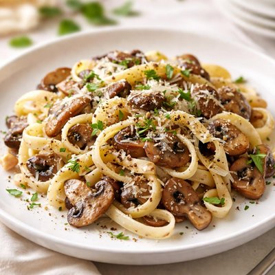 Mushroom pasta