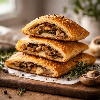 Mushroom pastry