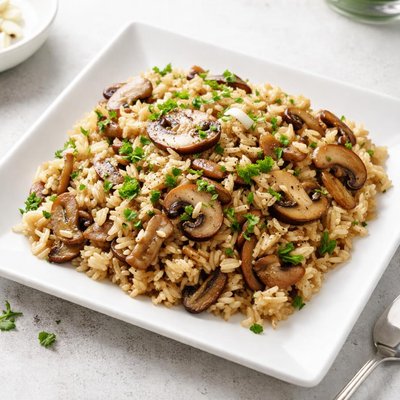 Mushroom pilaf