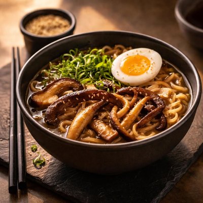 Mushroom ramen