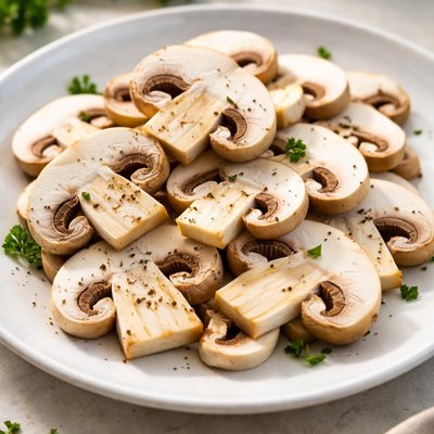 Mushroom slices