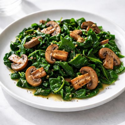 Mushroom spinach