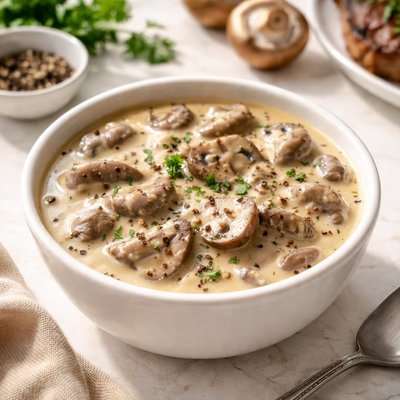 Mushroom steak sauce
