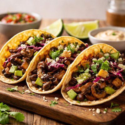 Mushroom tacos