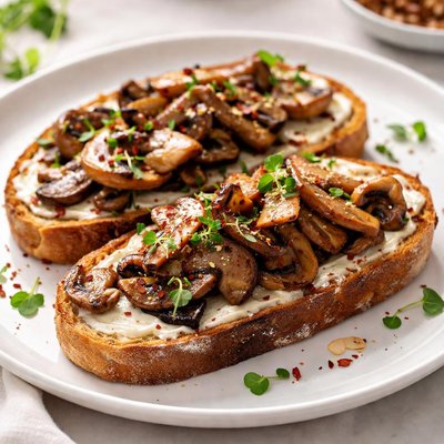 Mushroom toast