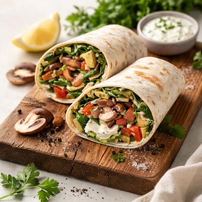 Mushroom wrap