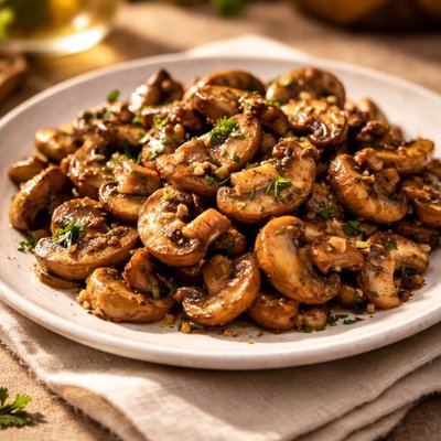 Mushrooms fried