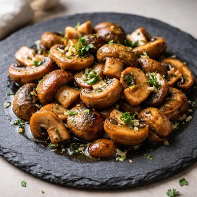Mushrooms in butter