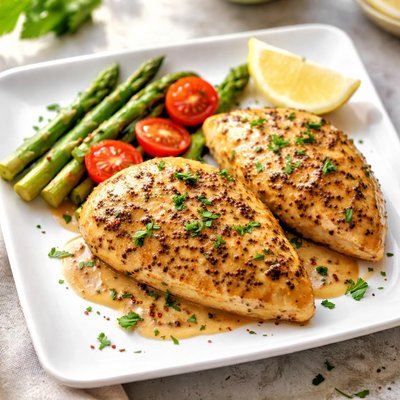 Mustard chicken breast