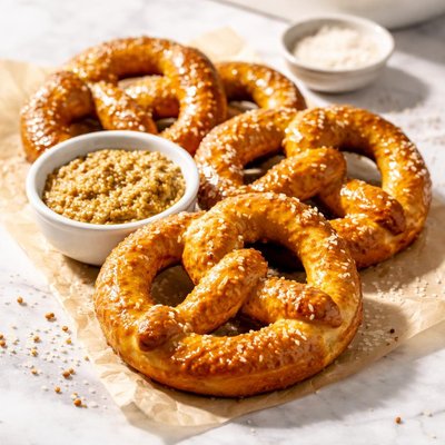 Mustard pretzels